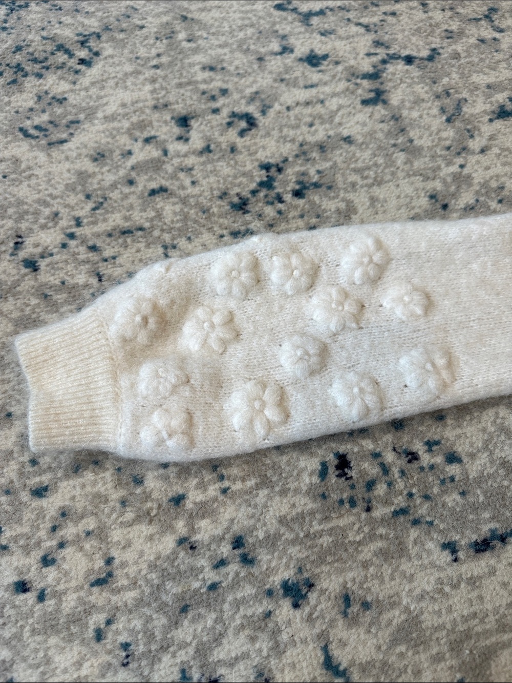 Sezane Melanie Jumper sweater Ecru, Small - Picture 7 of 14